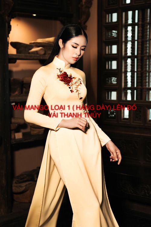 VẢI LỤA TRÁNG GƯƠNG -MAY ÁO DÀI- DÒNG VẢI CAO CẤP