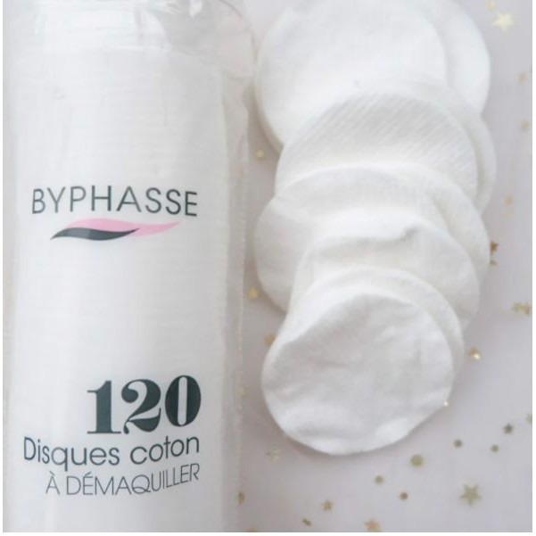 Bông Tẩy Trang Byphasse Cotton Pads (120 Miếng)