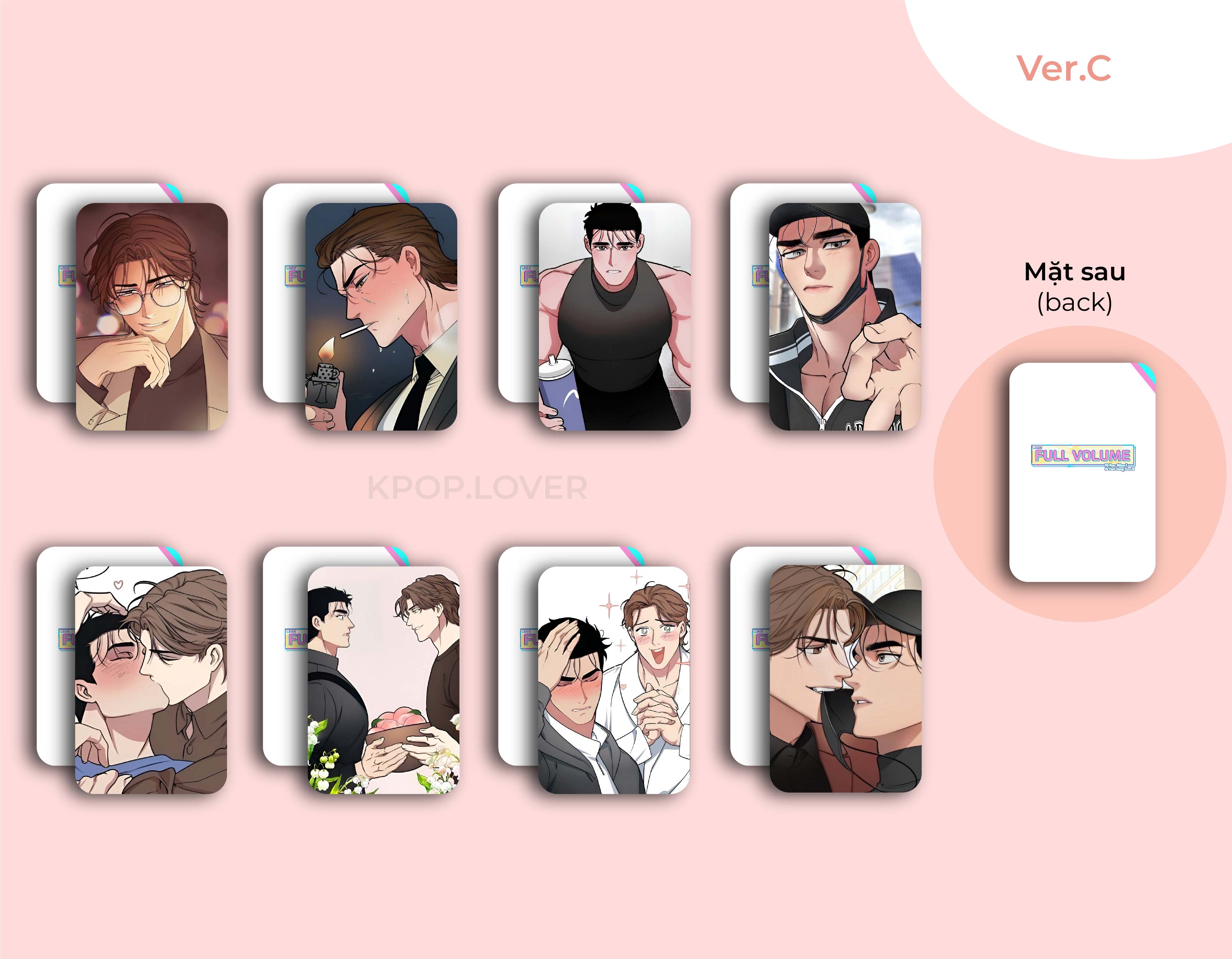 SET 8 CARD BO GÓC Full Volume