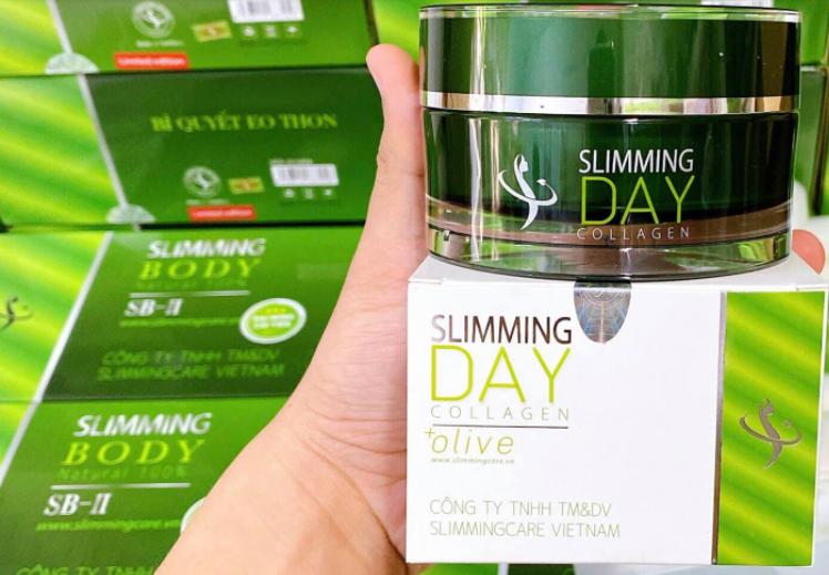 Kem tan mỡ Slimming Day Collagen chính hãng