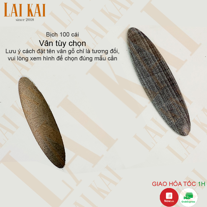 Nút bịt lỗ khoan chéo vân gỗ