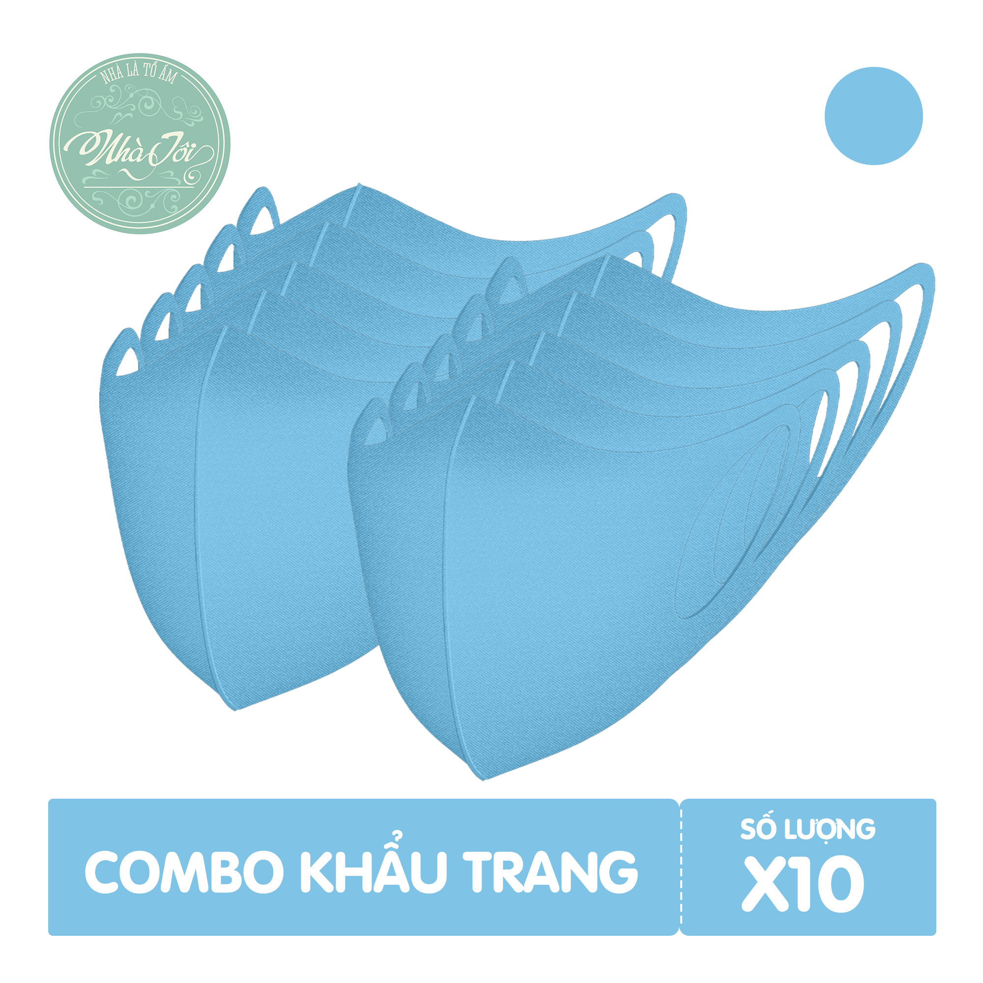 [HCM]Khẩu Trang Vải Su Combo 10 Cái KTV-2
