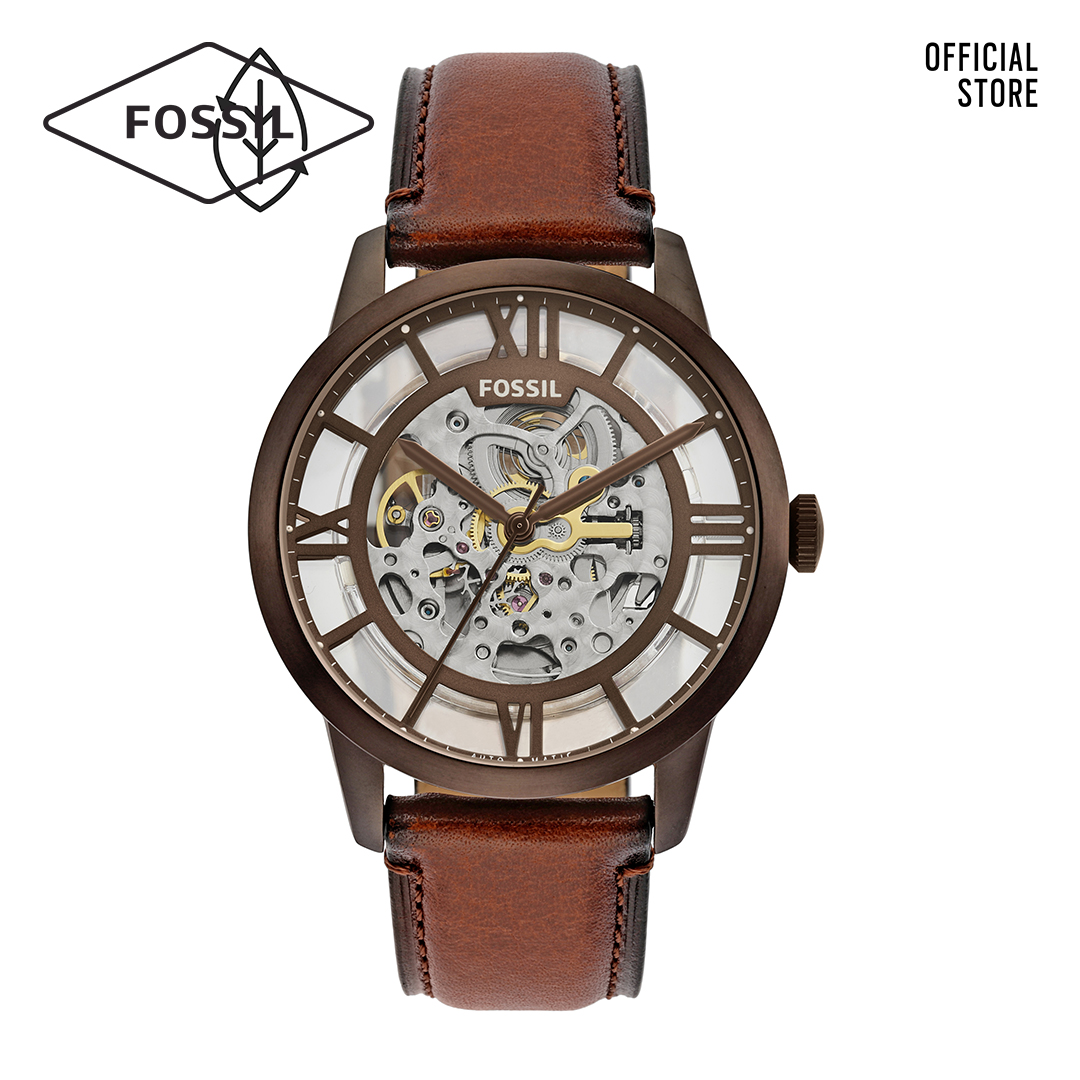 Đồng hồ nam Fossil TOWNSMAN ME3225 dây da - màu nâu 