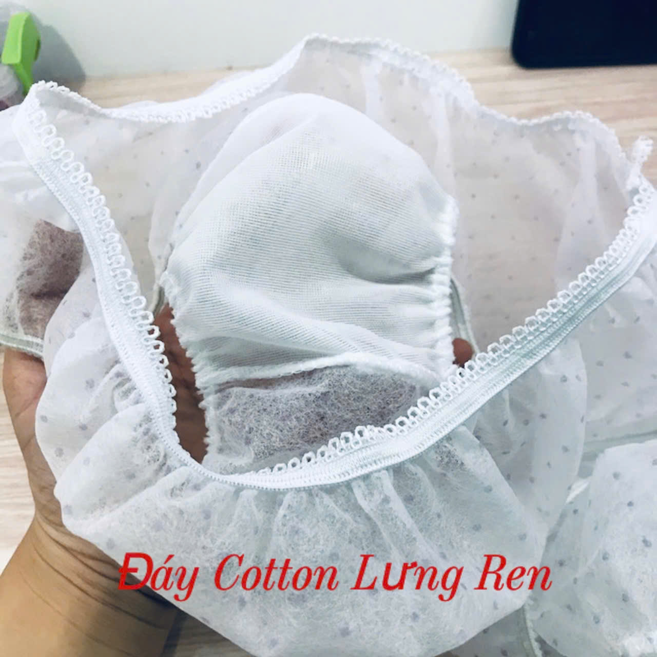 Combo 10 Gói Quần Lót Giấy Happy Days Xanh 1 gói 5 chiếc (MSP: Đáy Liền - 1lớp đáy, Đáy Cotton - 2lớp đáy, Lưng Ren - 2lớp đáy)