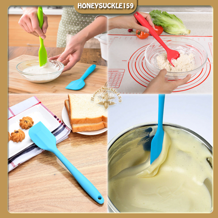 Phới Spatula Silicon Đúc Vét Bột,Nhào Bột 21cm