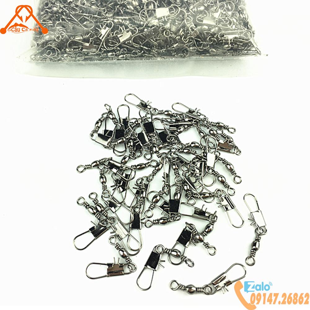 Combo 10 Khóa Link Chống Xoắn - Link Câu Cá | Caucaedu