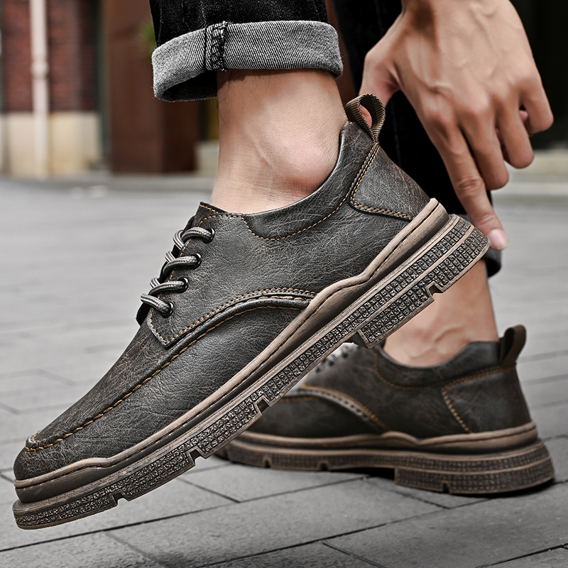 Giày Tây Da Lộn Nam Clarks_ - Durston Lace