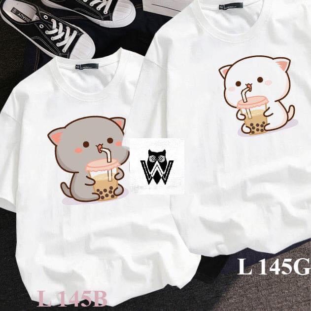 ÁO PHÔNG ĐÔI IN CÁC HÌNH SIÊU CUTE