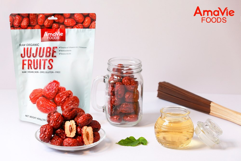Táo đỏ hữu cơ 450g/táo đỏ khô