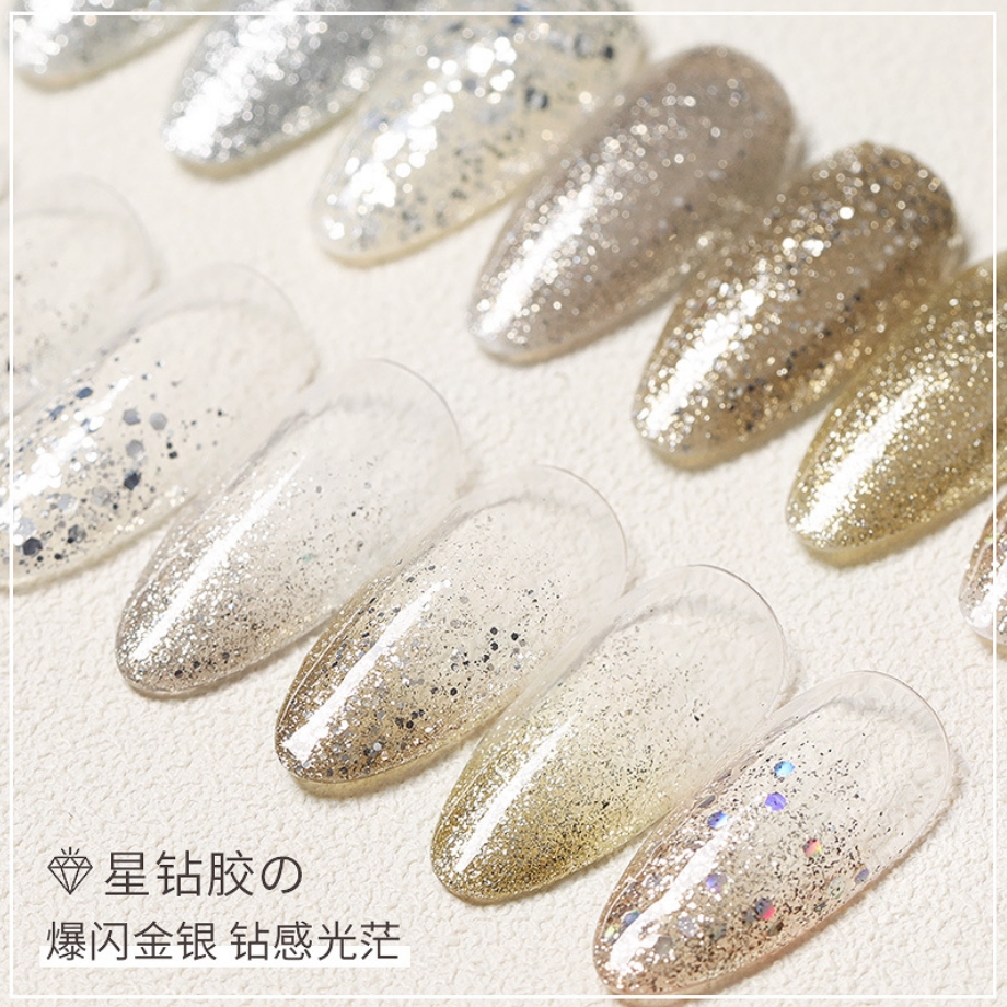 [HCM]Sơn gel AS kim tuyến mã AXZ (cần hơ đèn UV)