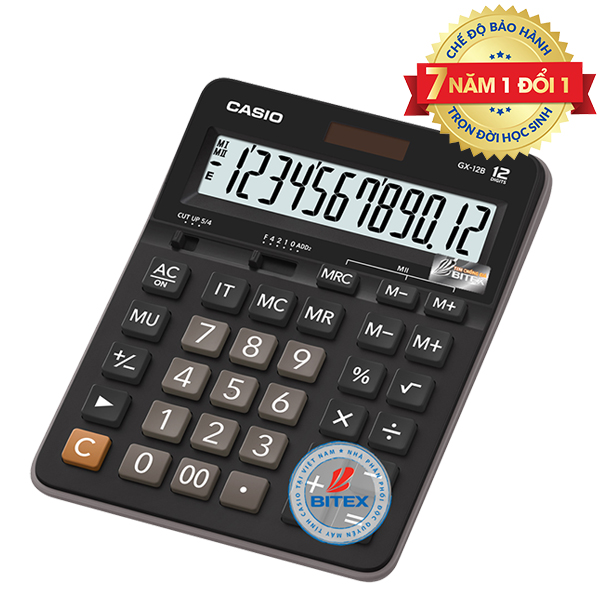 Máy tính Casio GX-12B hàng chính hãng