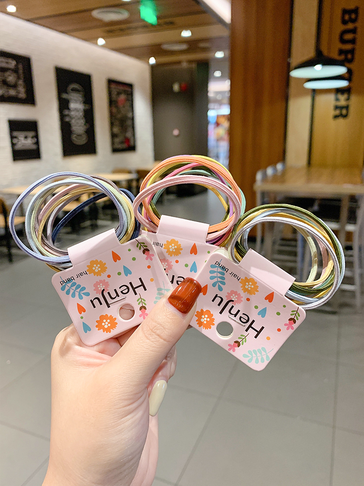 Set 6/8 dây buộc tóc dễ thương cho nữ