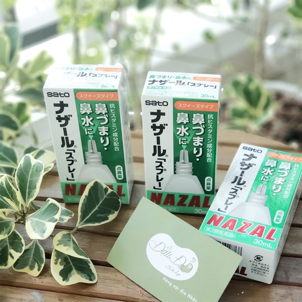 Xịt vệ sinh mũi Nazal - Hàng nội địa Nhật