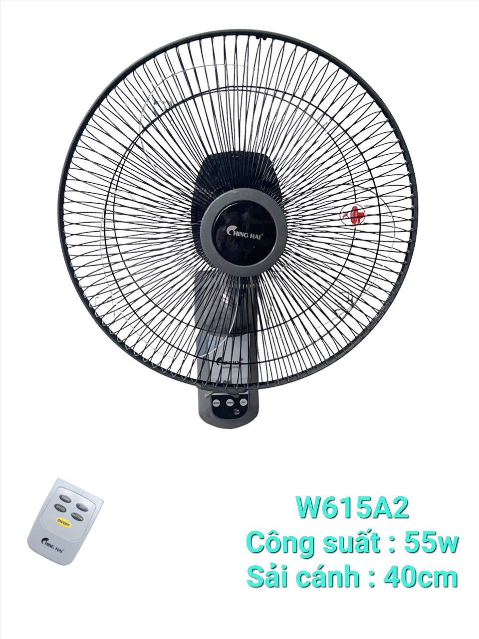 Quạt treo tường Ching Hai W615A2 (có điều khiển)