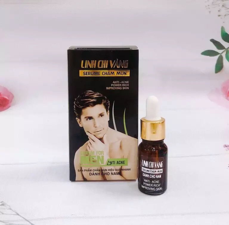 [HCM]SERUM MỤN dành cho nam LINH CHI VÀNG