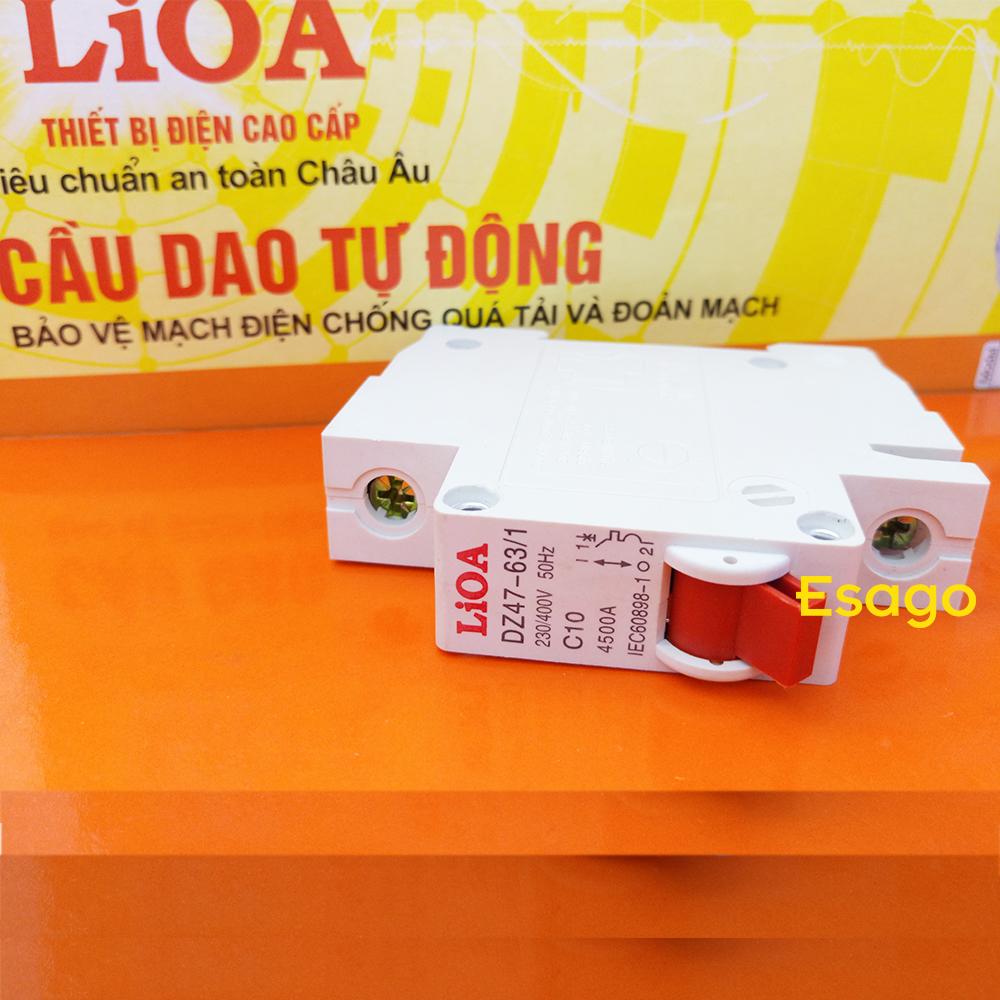 [HCM][10A] Cầu dao tự động (APTOMAT) LiOA 10A loại 1 cực