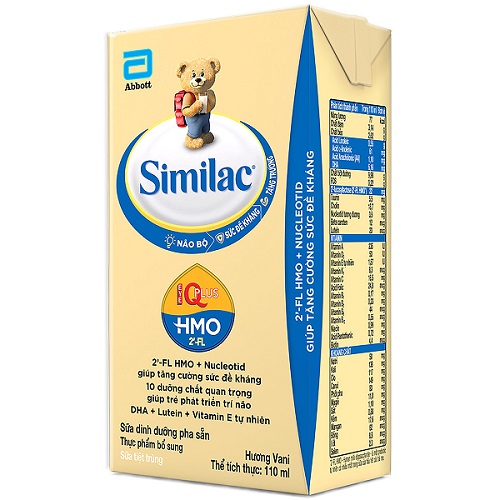 [Date 9.2024] Lốc 4 Hộp Sữa Pha Sẵn Similac IQ 180ml / 110ml