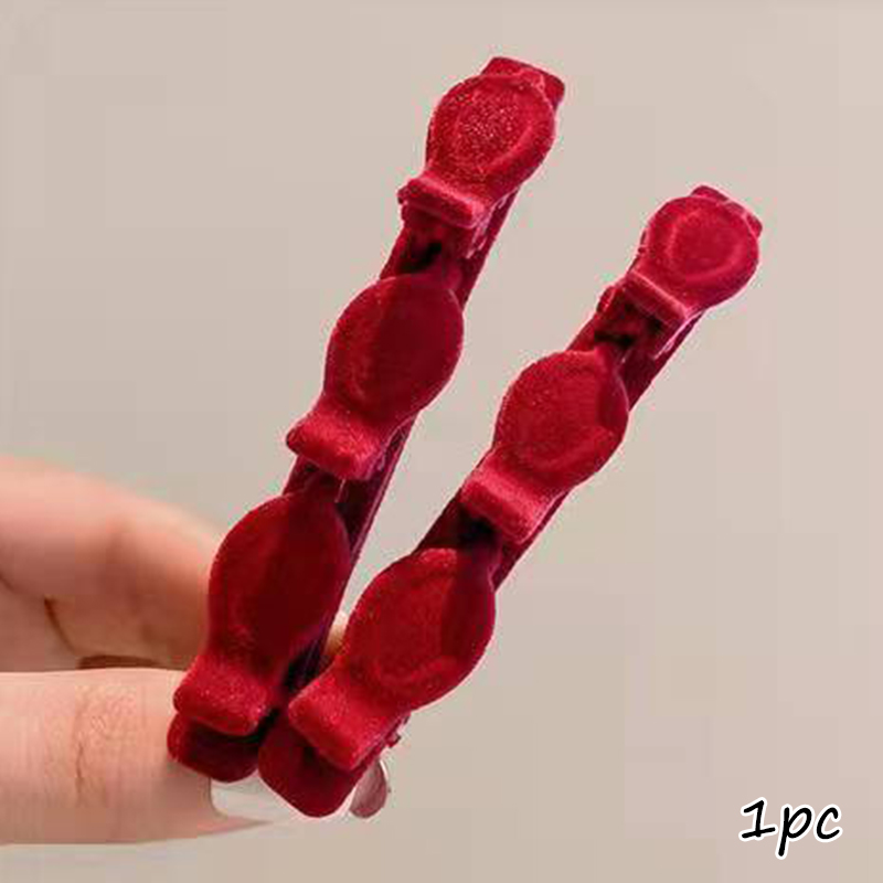 Thời trang Đổ xô bangs Clip tóc mũ nón Duckbill tóc móng vuốt barrettes Vintage tóc Clip hairgrip bện thời trang kẹp tóc Phụ kiện tóc mũ nón