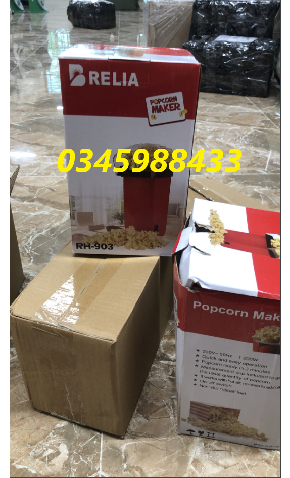 Máy nổ bỏng ngô mini tại nhà