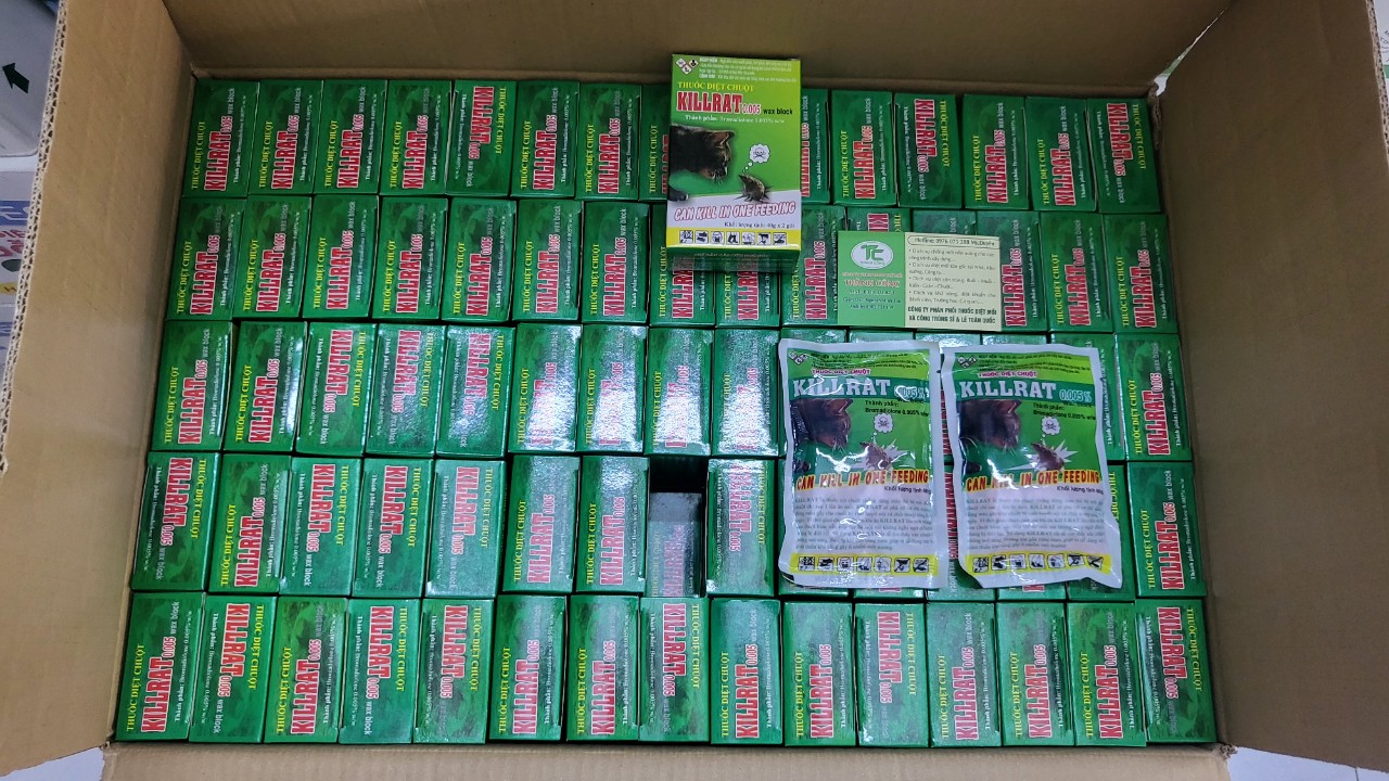 Thuốc diệt chuột killrat 1 gói 40g