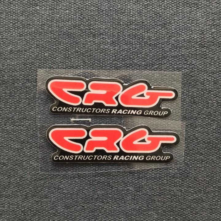 Tem LOGO chữ CRG tem đổ nhựa dán các loại xe máy