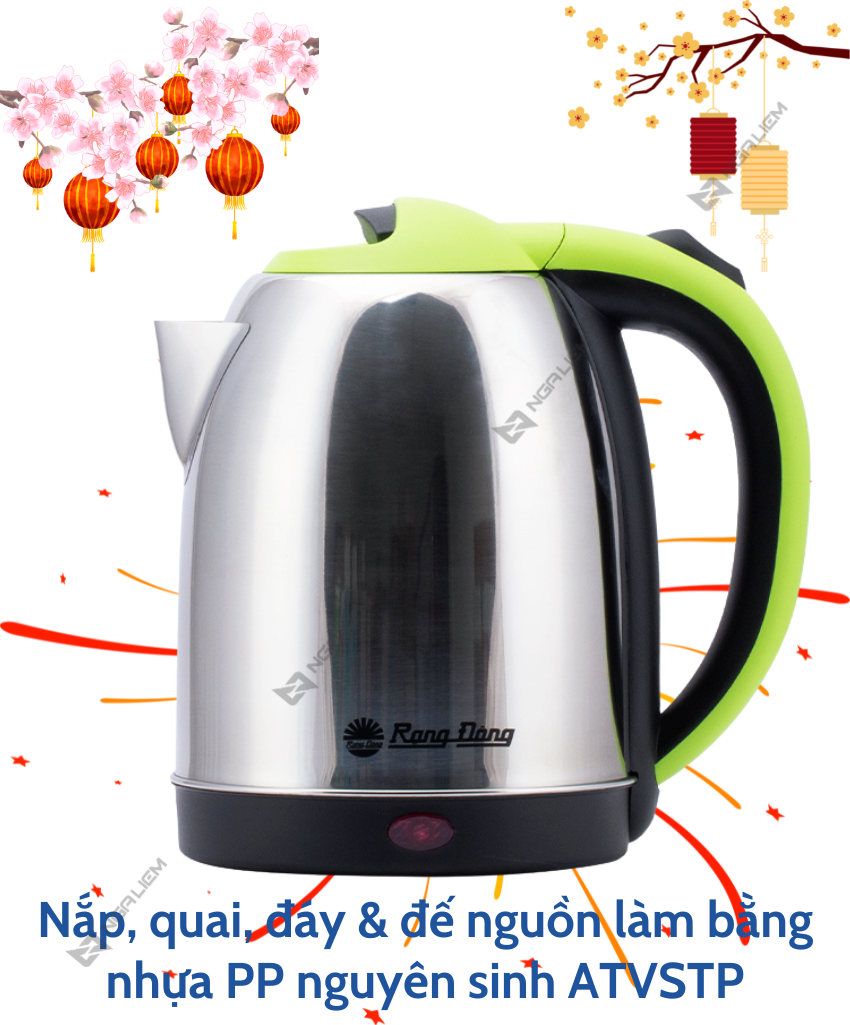Ấm điện siêu tốc 1,8 lít Rạng Đông (AST18ST2)