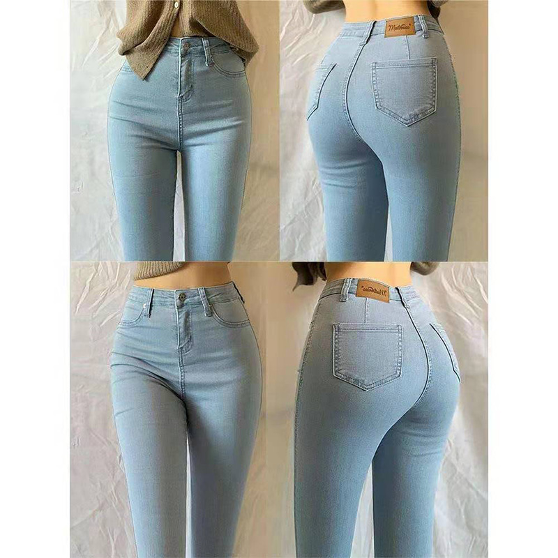 QUẦN JEAN NỮ LƯNG CAO CO GIÃN TỐT SKINNY ĐÔNG PHƯƠNG FASHION ĐP1045.4 QUẦN BÒ NỮ DÀI ĐẸP 2023