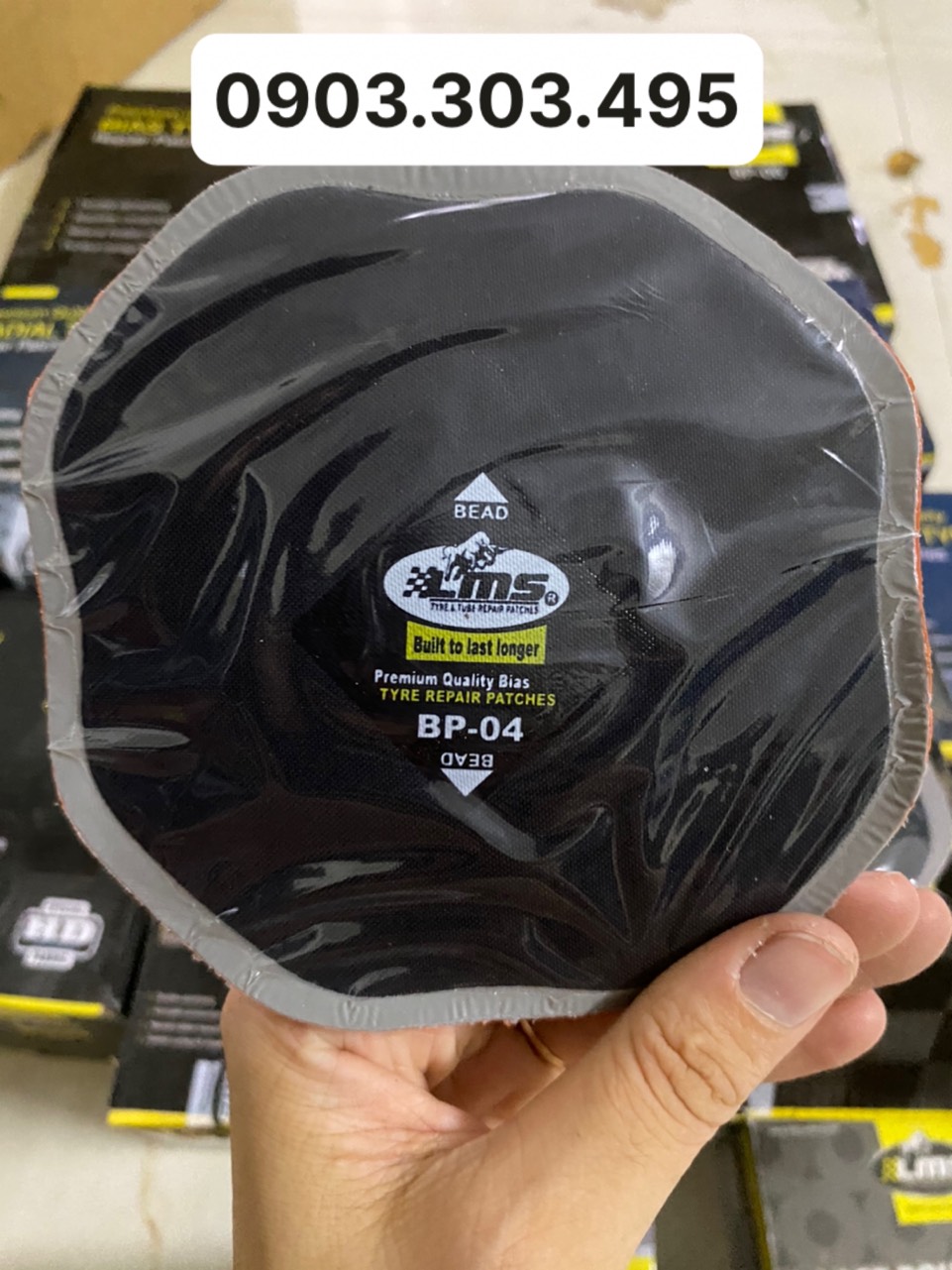 Miếng vá lốp bố chéo lms bp-04