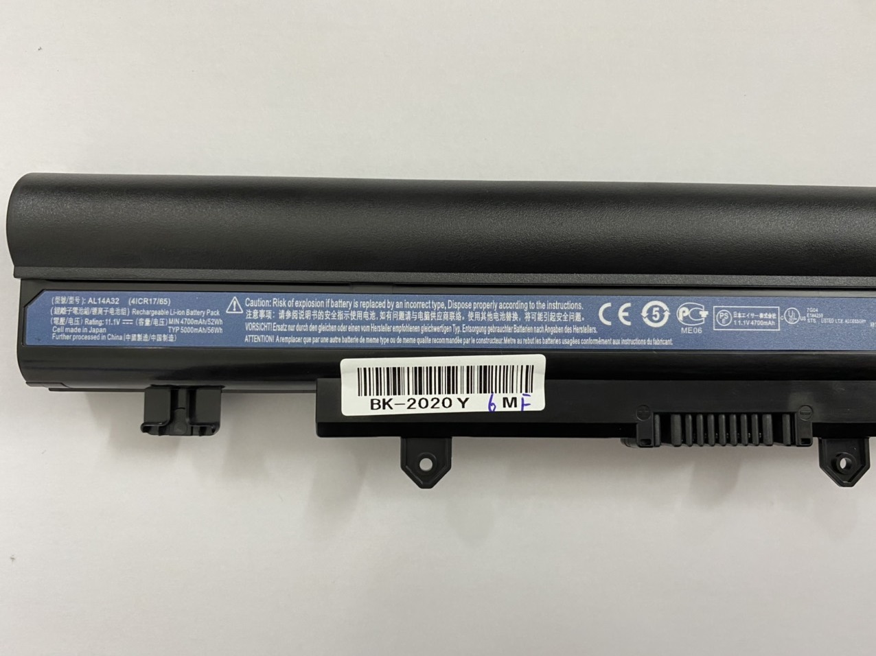 Pin Laptop Acer E5-571, E5-572 Series Zin