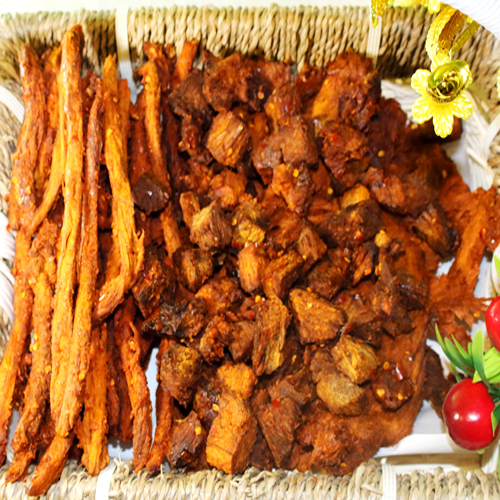Khô Bò Cao Cấp Hai vị ( viên, cây ) 1kg