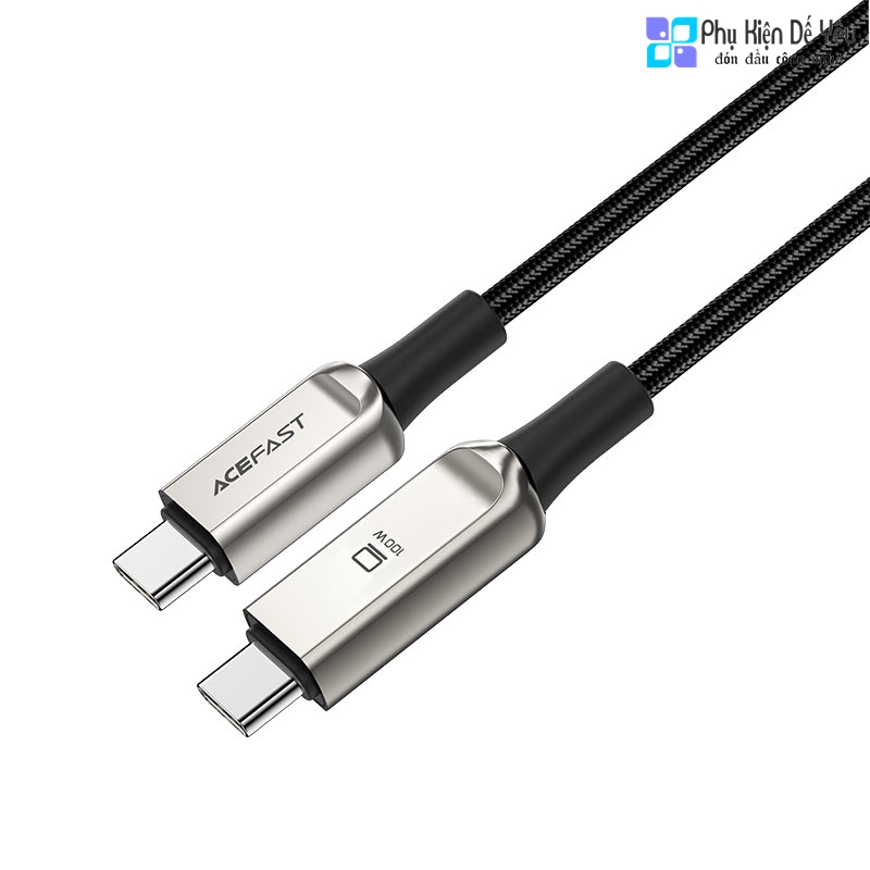 Cáp USB-C to USB-C AceFast C6-03 2m - 100W(PHÂN PHỐI CHÍNH HÃNG BẢO HÀNH 18 THÁNG)