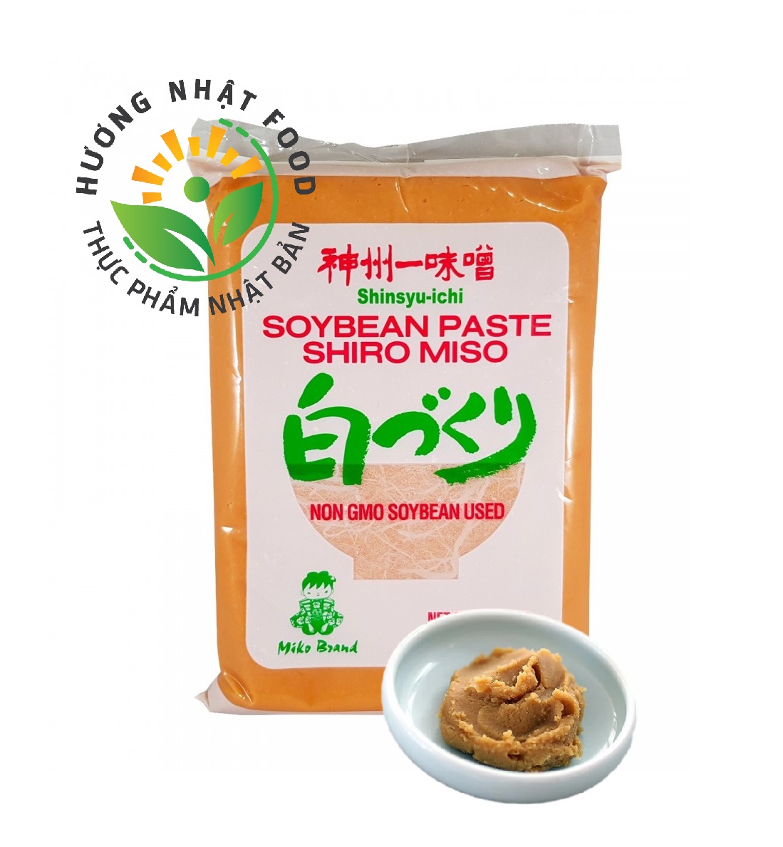 [CHUẨN NHẬT 100%] Đậu Tương SHIRO MISO Nhật Bản 1KG (Dùng nấu súp, canh,...)