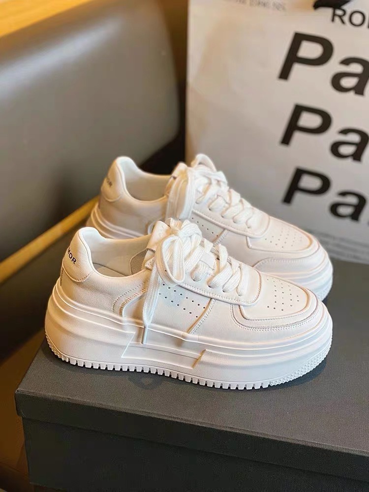 Giày Nữ Sneaker Thể Thao Full Trắng (GiàyBiBi)