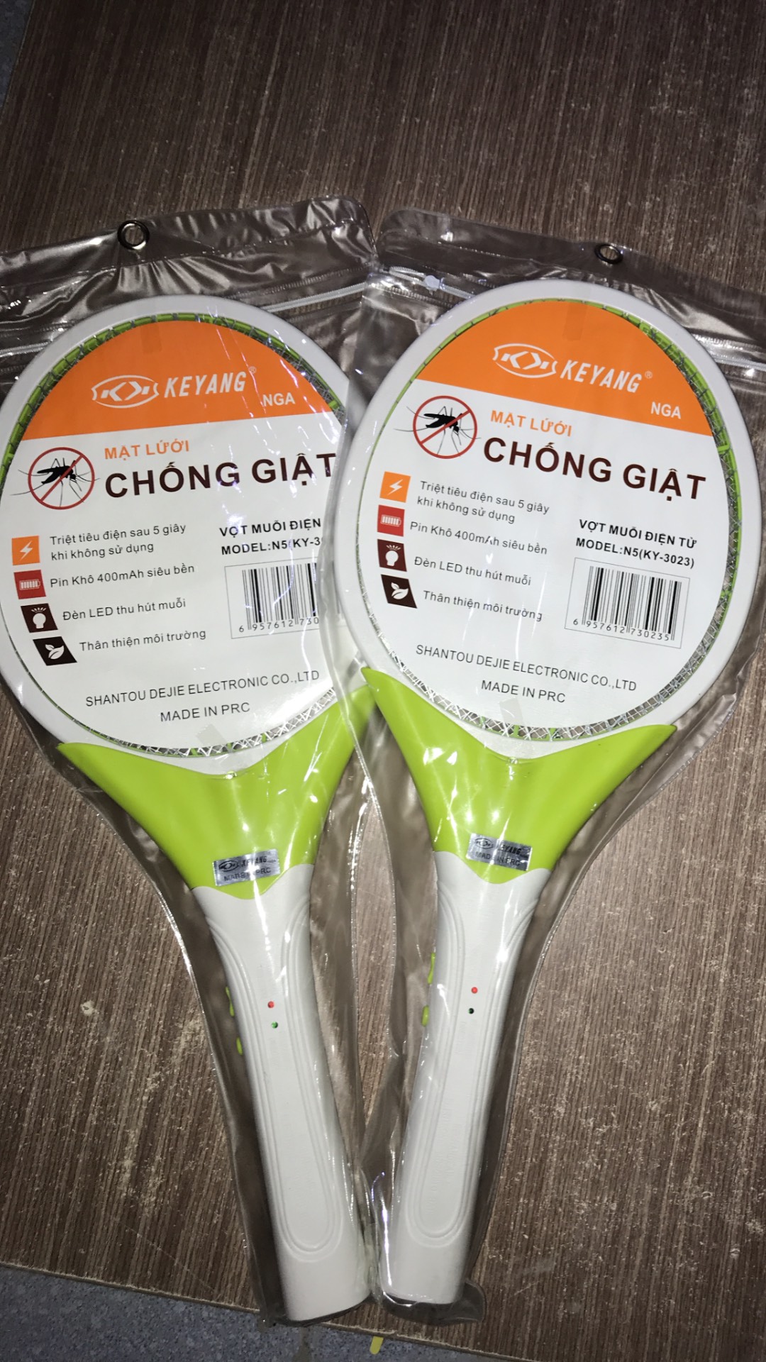 Vợt muỗi Keyang mặt lưới chống giật