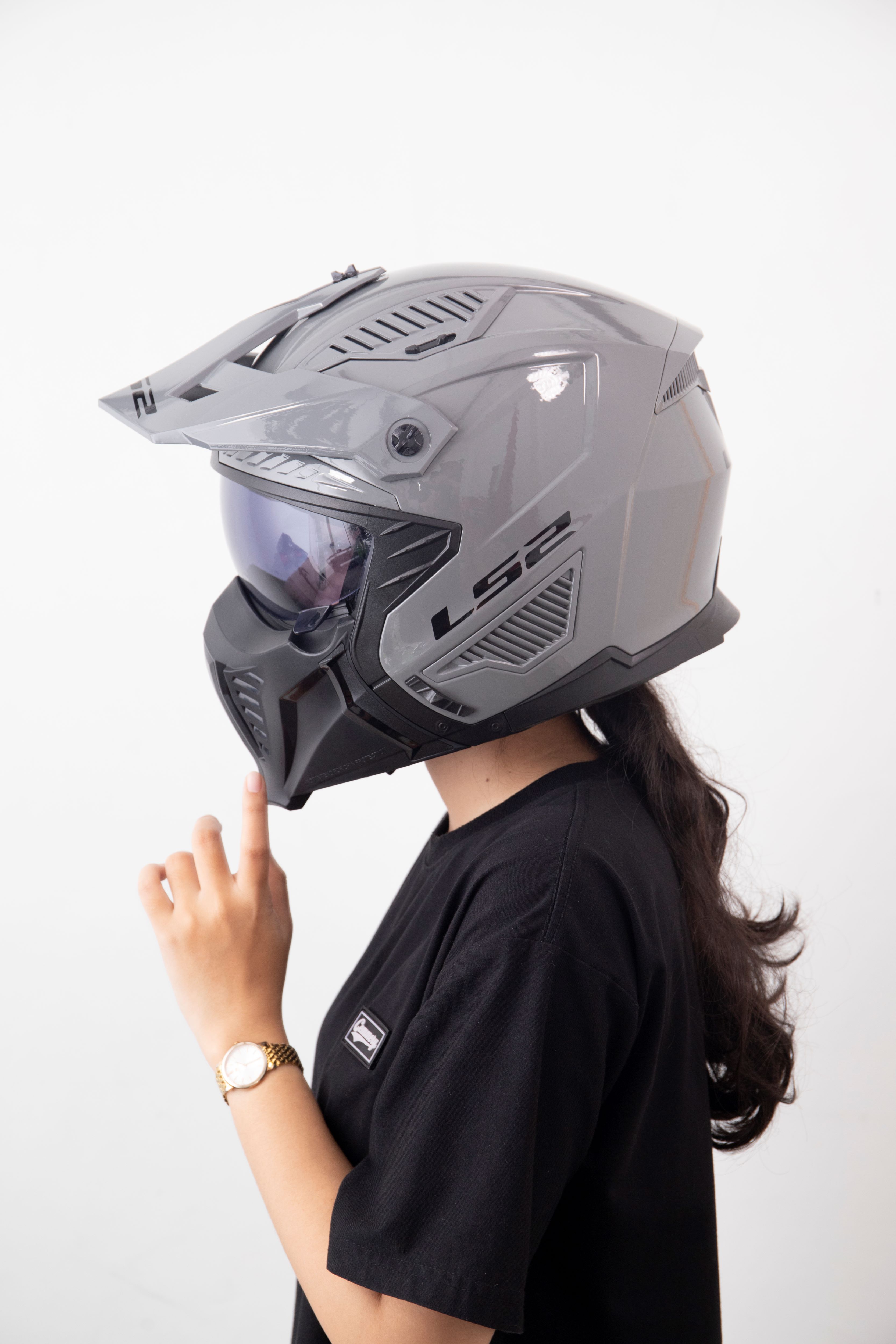 Mũ Bảo Hiểm Đa Năng LS2 OF606 Drifter