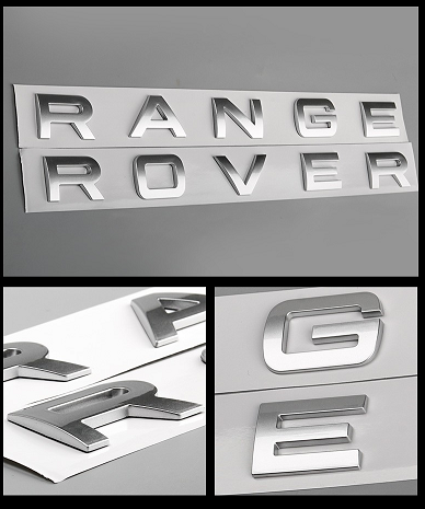 Tem Logo Chữ Nổi RANGE ROVER Trang Trí Xe