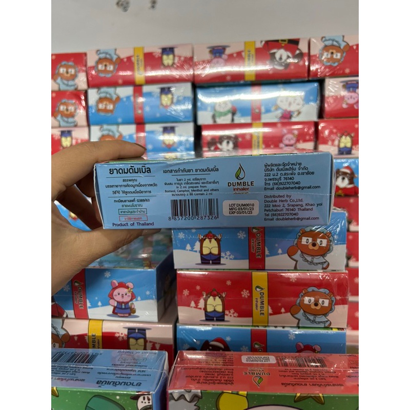 [COMBO 6 LỌ] Ống hít thông mũi 2 đầu Thai Herb Double Inhaler