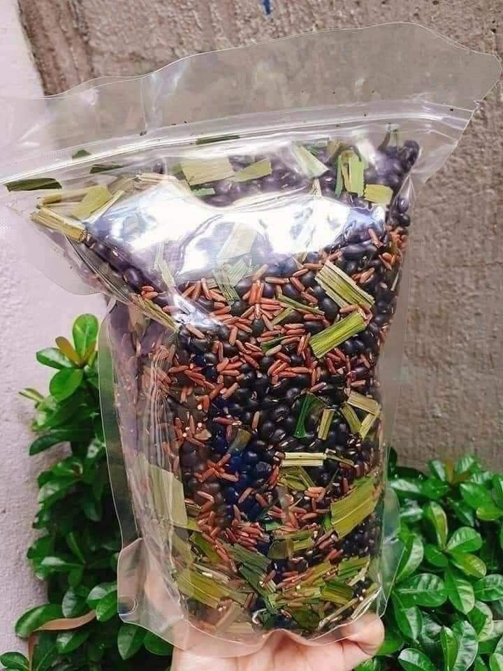 1 kg trà đậu đen ,gạo lứt lá dứa thơm