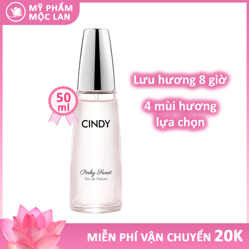 Nước hoa nữ thơm lâu, nước hoa Cindy có 4 mùi hương rất quyến rũ 50ml Pinky Sweet, Passionate, Classic, Golden Luxury - Mỹ phẩm Mộc Lan