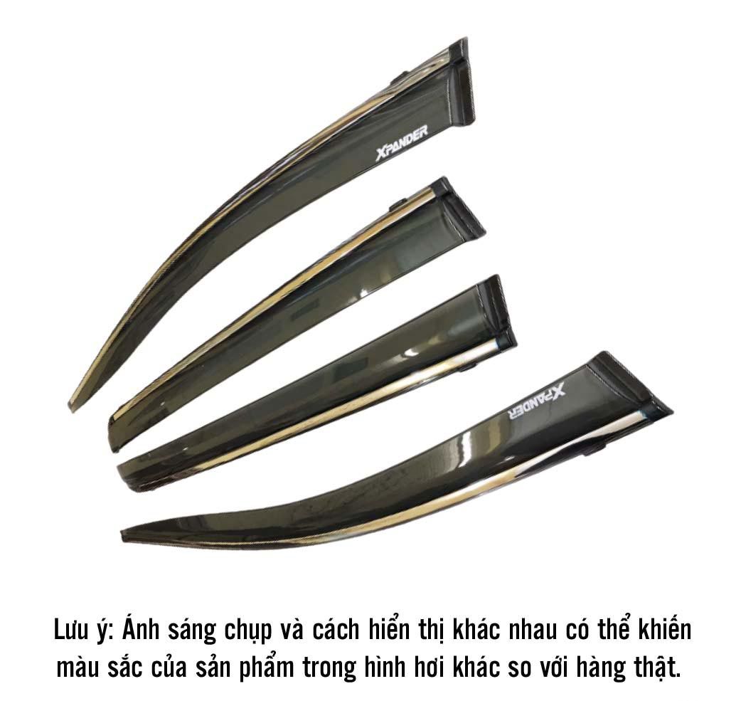 Bộ vè che mưa chỉ mạ crom cho xe MITSUBISHI XPANDER