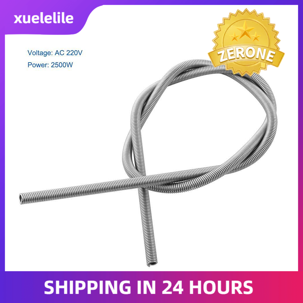 220V 2500W Kiln Furnace Heating Coil Kit Element Resistance Restring Wire