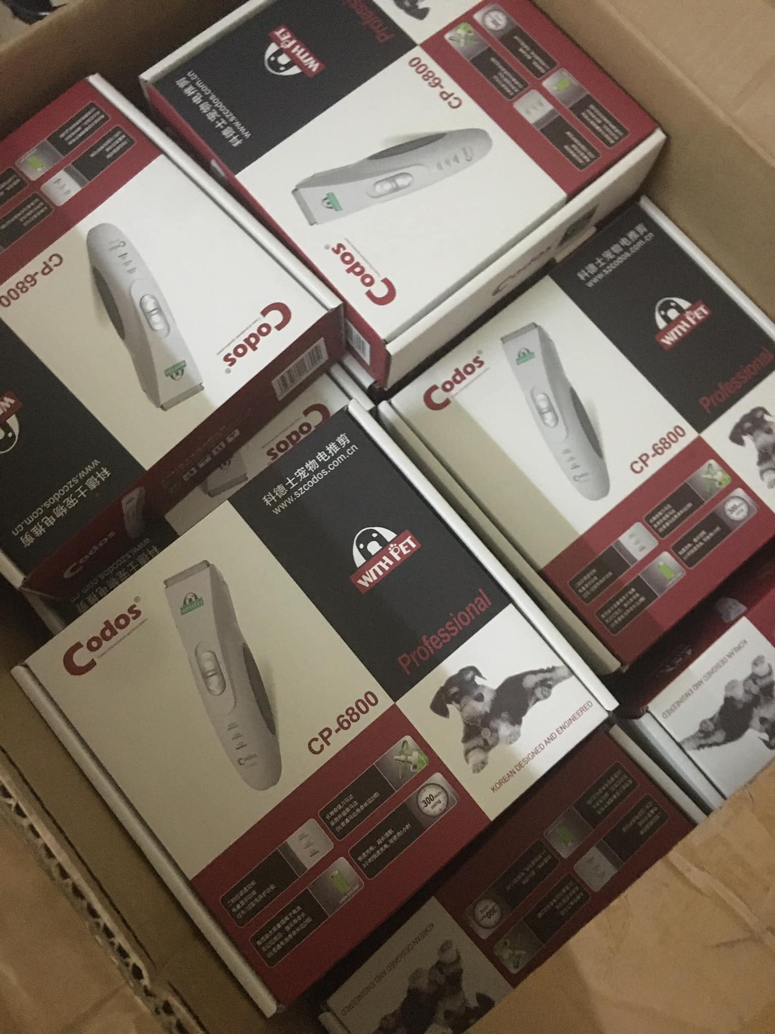 Tăng đơ cắt lông cho chó mèo Codos CP6800 bản nâng