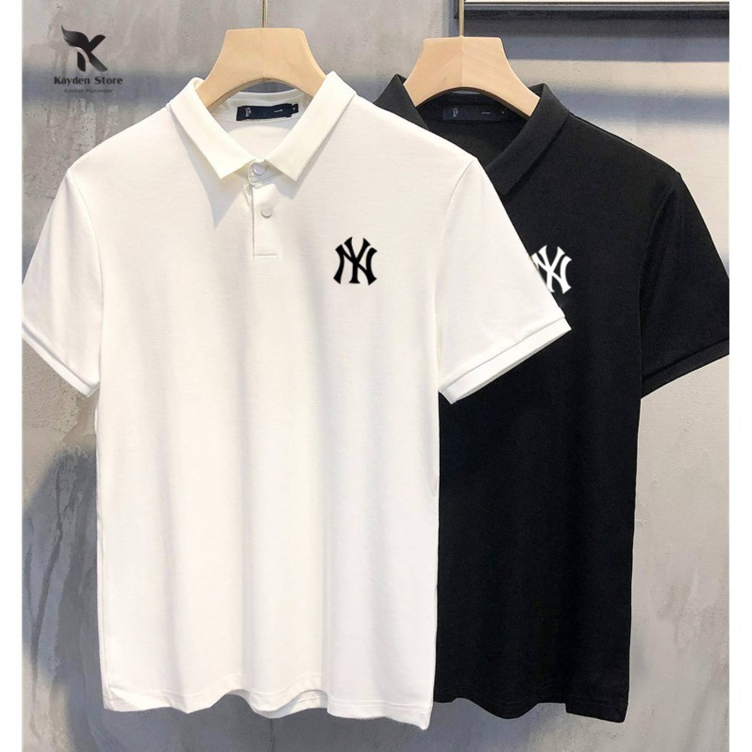 Áo polo logo ny hariqueen