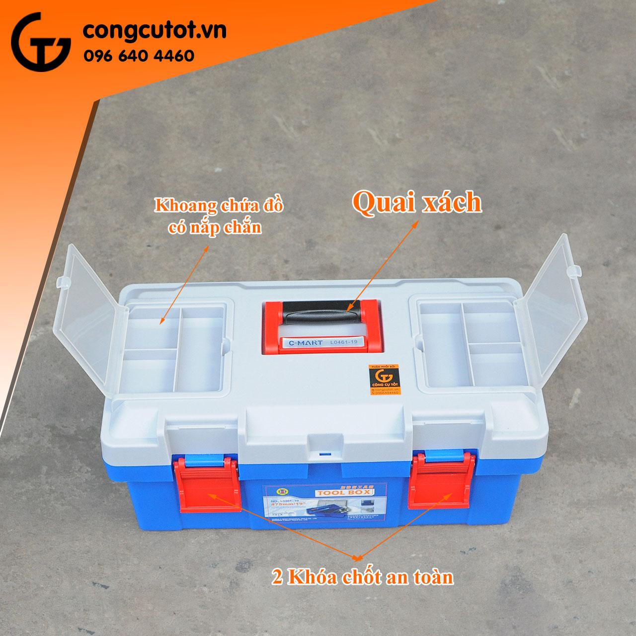 Hộp đồ nghề C-mart L0461-19