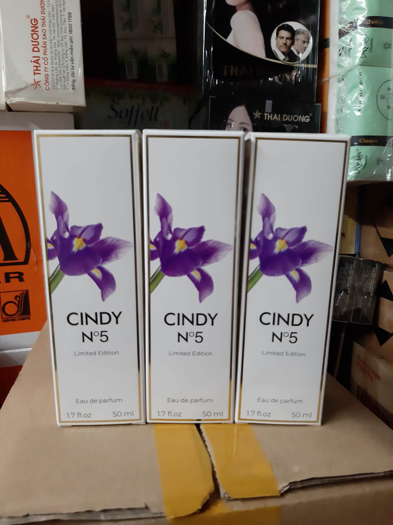 Nước Hoa Cindy No5 Limited Edition Nắp Đen 50ml (chính hãng mẫu mới)