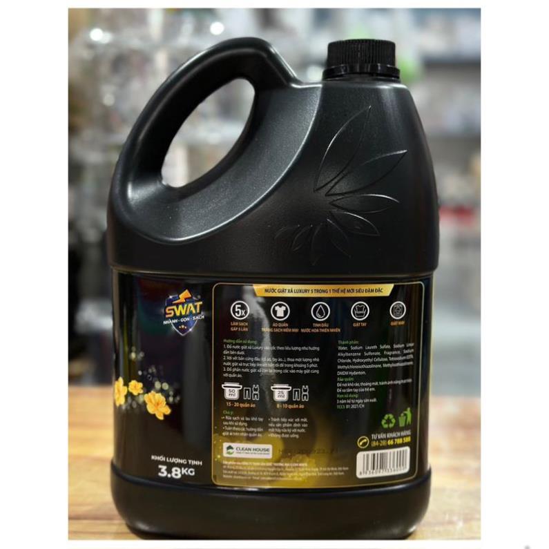 Can Nước Xả Siêu Đậm Đặc SWAT 3,8Kg
