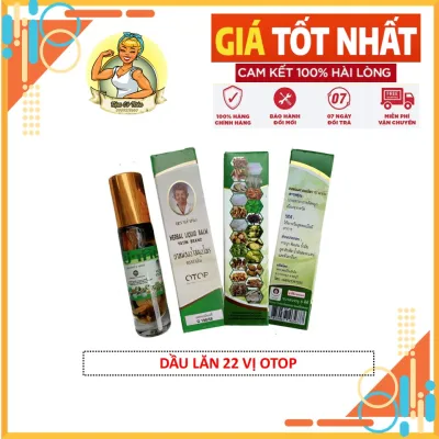 [HCM][Giá Cực Sốc] Dầu lăn 22 Vị Thảo Dược Thái Lan 8ml - Dầu Lăn Thái Lan - Herbal Liquid Balm - Yatim Brand