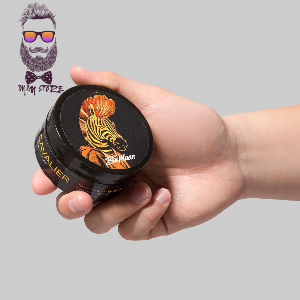 Sáp vuốt tóc nam BLUMAAN Cavalier heavy Clay (ngựa vằn) - 100g
