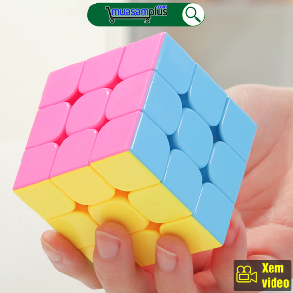 Rubik 3x3 không viền đồ chơi robik 3x3x3 tầng xoay mợt chất lượng bền đẹp giá rẻ