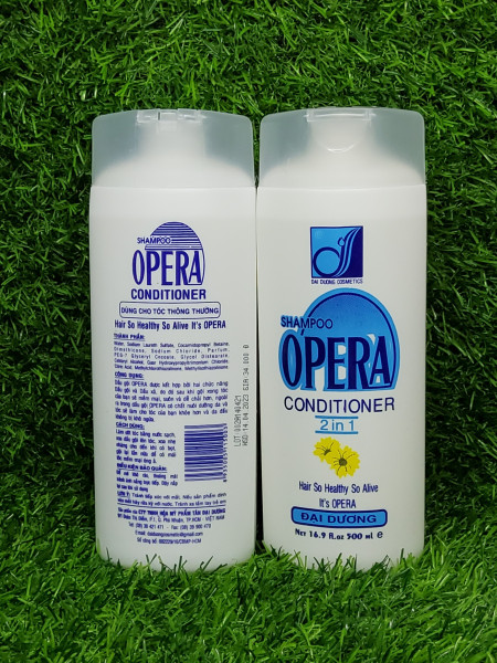 [HCM]Dầu gội  xả 2 in 1 Opera 500ml ( trắng )